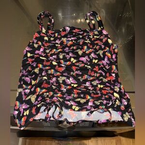 Butterfly Print Women's Tank